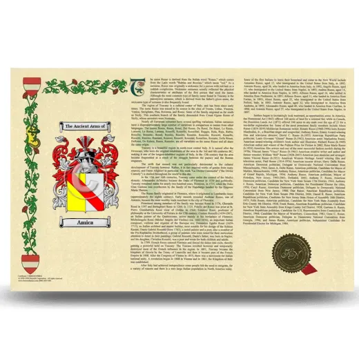 Amica Armorial History Landscape Style