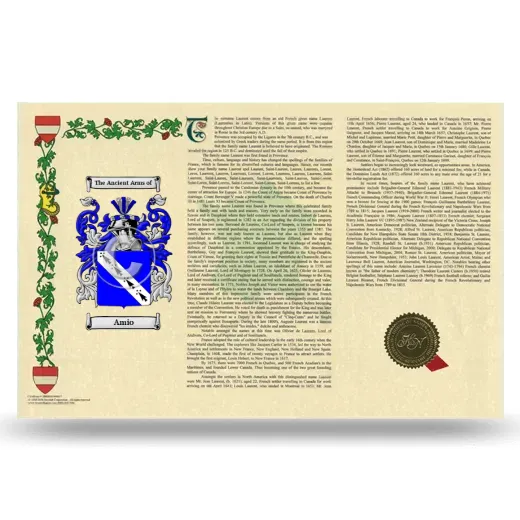 Amio Armorial History Landscape Style