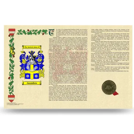 Amundsen Armorial History Landscape Style