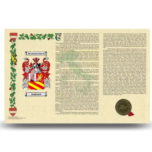 Andreani Armorial History Landscape Style