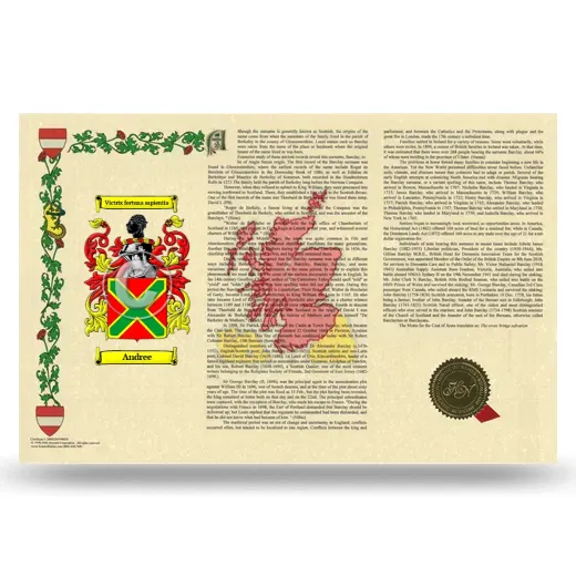 Andree Armorial History Landscape Style
