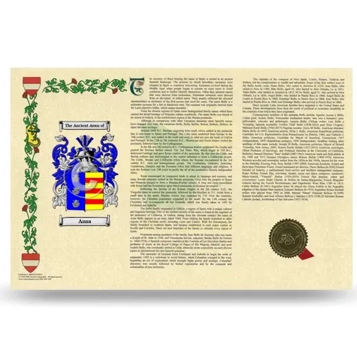 Ansa Armorial History Landscape Style
