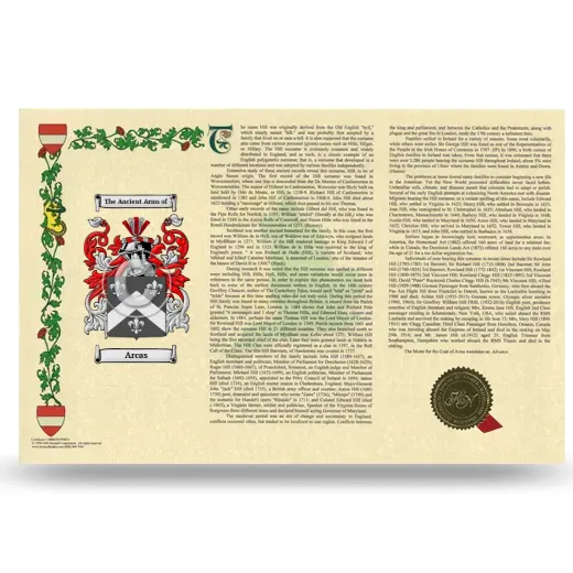 Arcas Armorial History Landscape Style