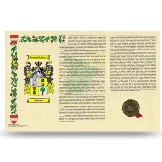 Arechu Armorial History Landscape Style