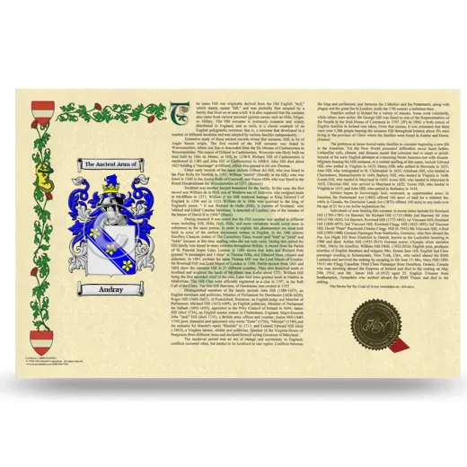 Audray Armorial History Landscape Style