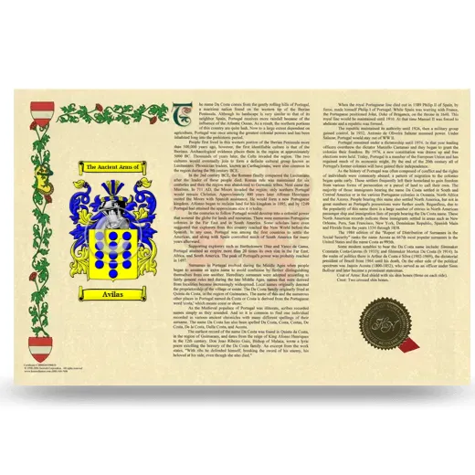 Avilas Armorial History Landscape Style