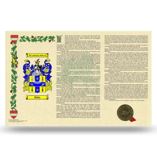 Balas Armorial History Landscape Style