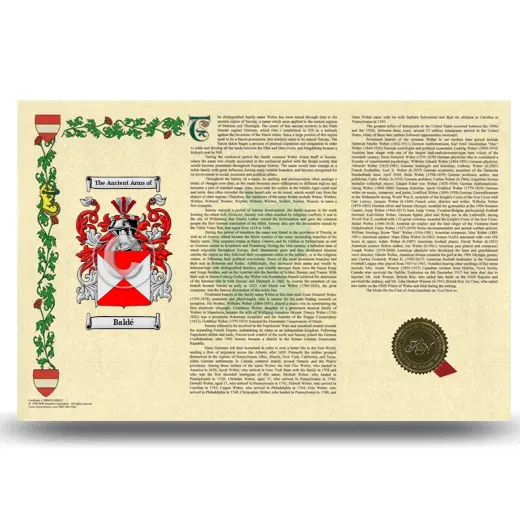 Baldé Armorial History Landscape Style