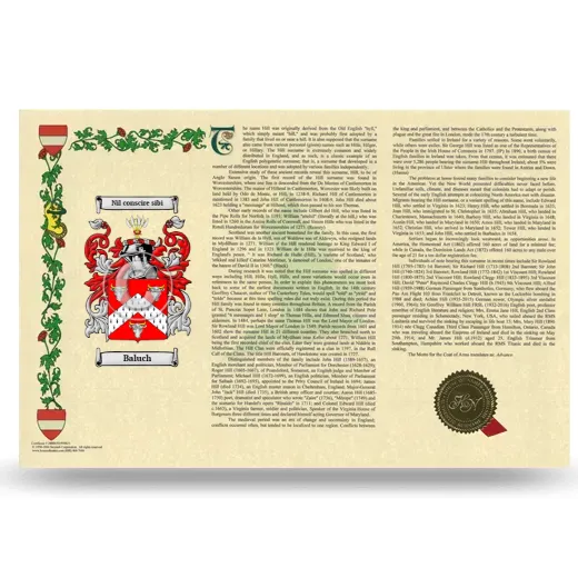Baluch Armorial History Landscape Style