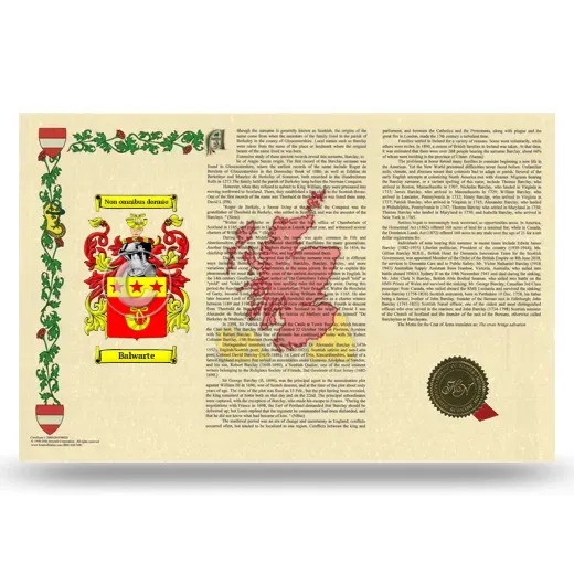 Balwarte Armorial History Landscape Style