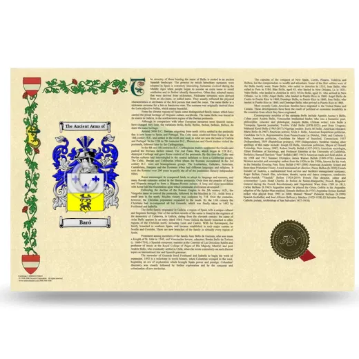 Baró Armorial History Landscape Style