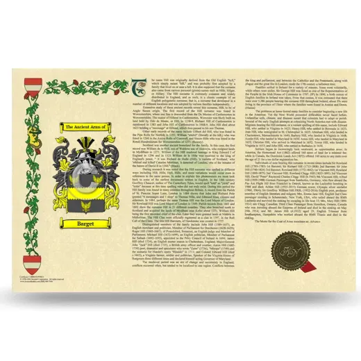 Barget Armorial History Landscape Style