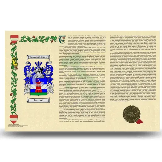 Bartocci Armorial History Landscape Style