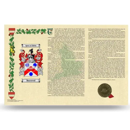 Bascerval Armorial History Landscape Style