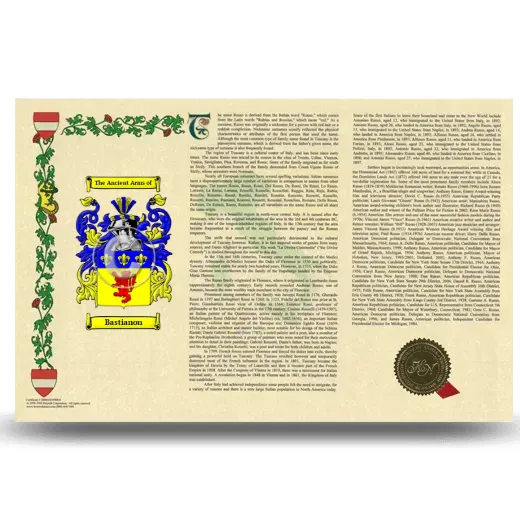 Bastianon Armorial History Landscape Style