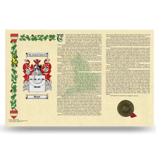 Basye Armorial History Landscape Style