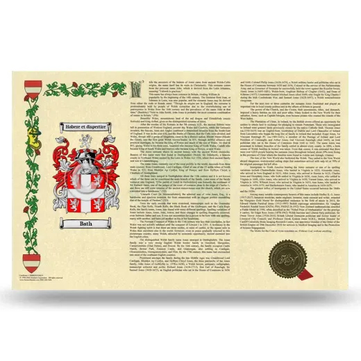 Bath Armorial History Landscape Style