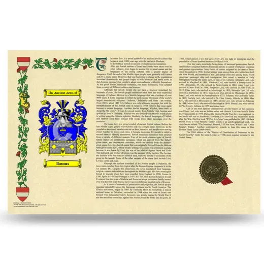 Baums Armorial History Landscape Style