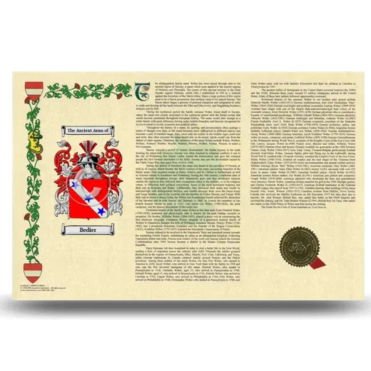 Bedier Armorial History Landscape Style