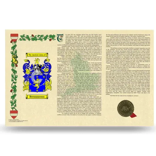 Beeummeaux Armorial History Landscape Style