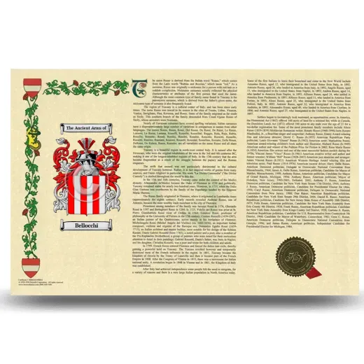 Bellocchi Armorial History Landscape Style