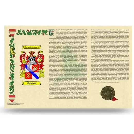 Berkshire Armorial History Landscape Style