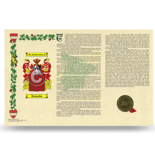 Bermudez Armorial History Landscape Style