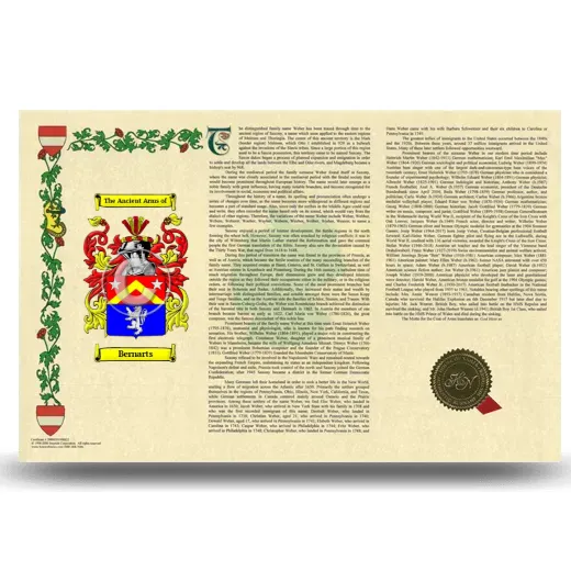 Bernarts Armorial History Landscape Style