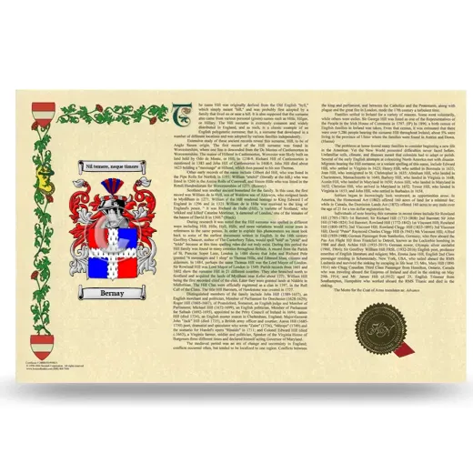 Bernay Armorial History Landscape Style