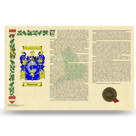 Beumound Armorial History Landscape Style