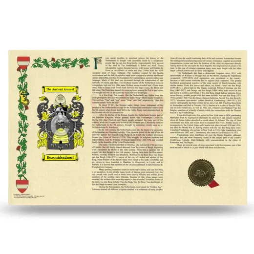 Bezouidenhout Armorial History Landscape Style