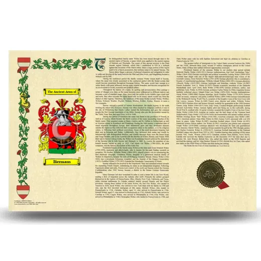 Biermans Armorial History Landscape Style