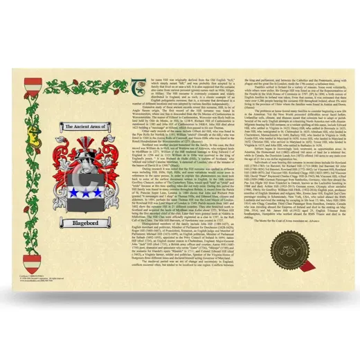Blagebord Armorial History Landscape Style
