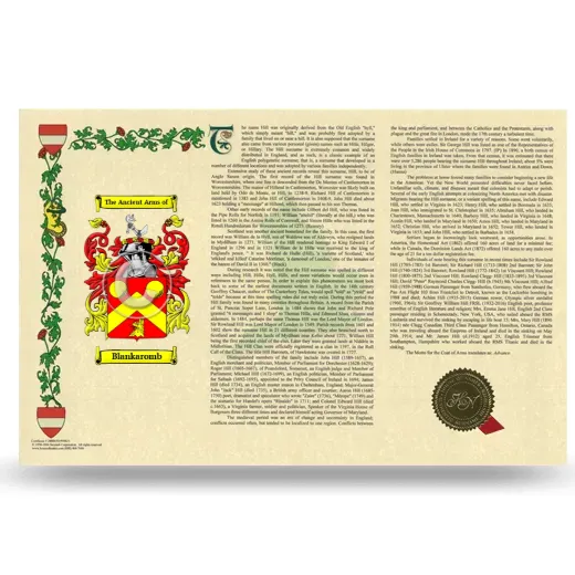 Blankaromb Armorial History Landscape Style
