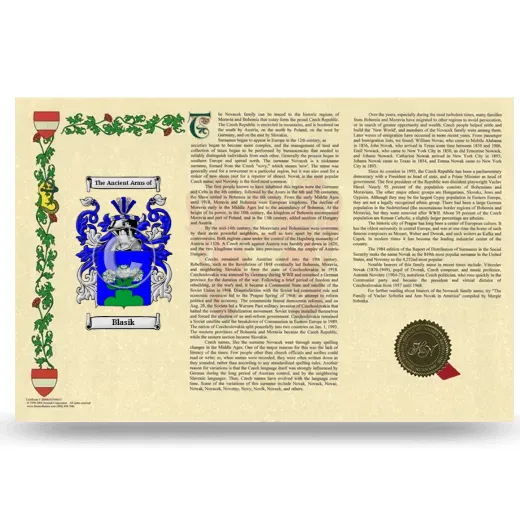 Blasik Armorial History Landscape Style