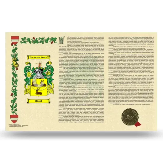 Blooit Armorial History Landscape Style