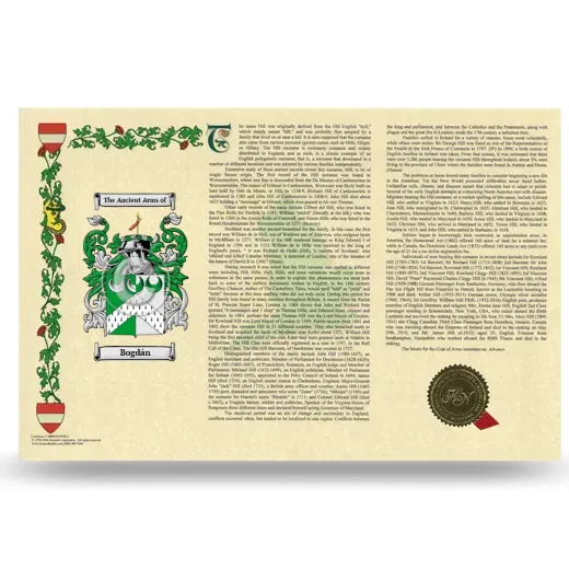 Bogdán Armorial History Landscape Style