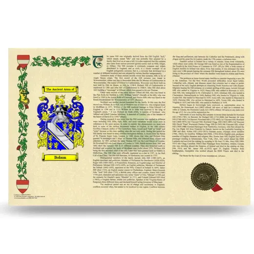 Bohun Armorial History Landscape Style