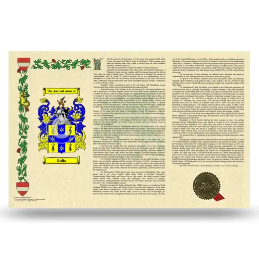 Bolis Armorial History Landscape Style