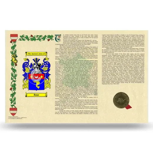 Bone Armorial History Landscape Style