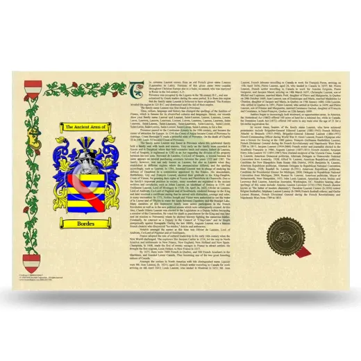 Bordes Armorial History Landscape Style