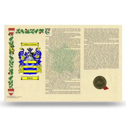 Borras Armorial History Landscape Style