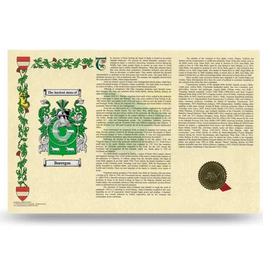 Borregos Armorial History Landscape Style