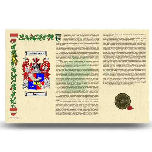 Borza Armorial History Landscape Style