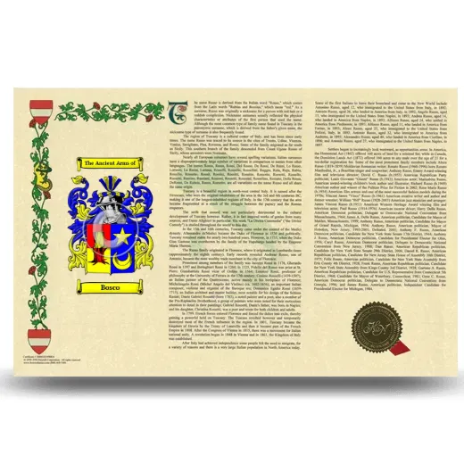 Bosco Armorial History Landscape Style