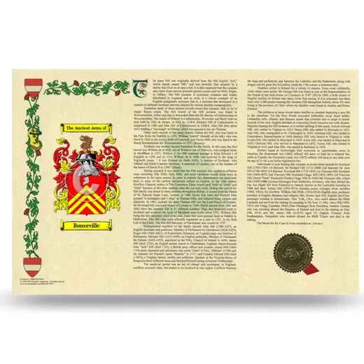 Bouseville Armorial History Landscape Style