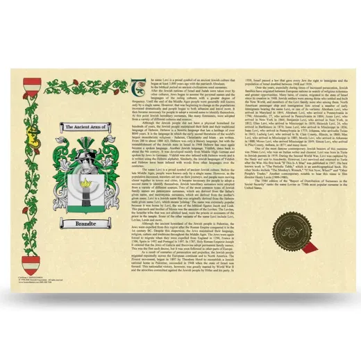 Brandte Armorial History Landscape Style