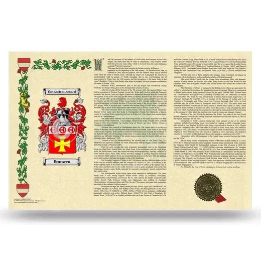 Branwen Armorial History Landscape Style