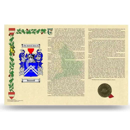 Braswell Armorial History Landscape Style