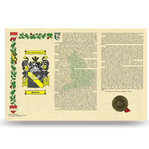 Brattan Armorial History Landscape Style